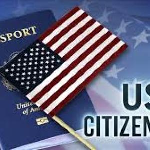 us flag and passport